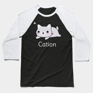 Funny Cat Science Baseball T-Shirt